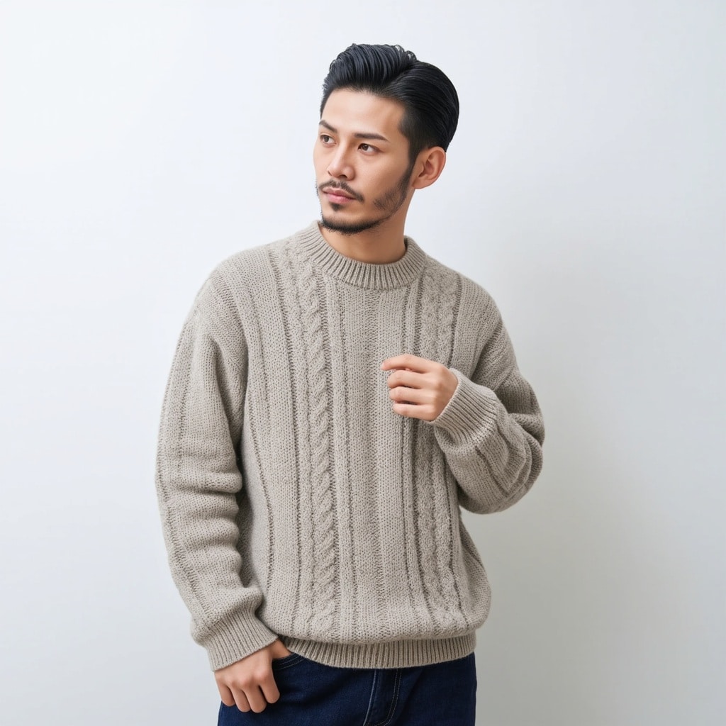 伝統のフィッシャーマンズセーターとその編み模様