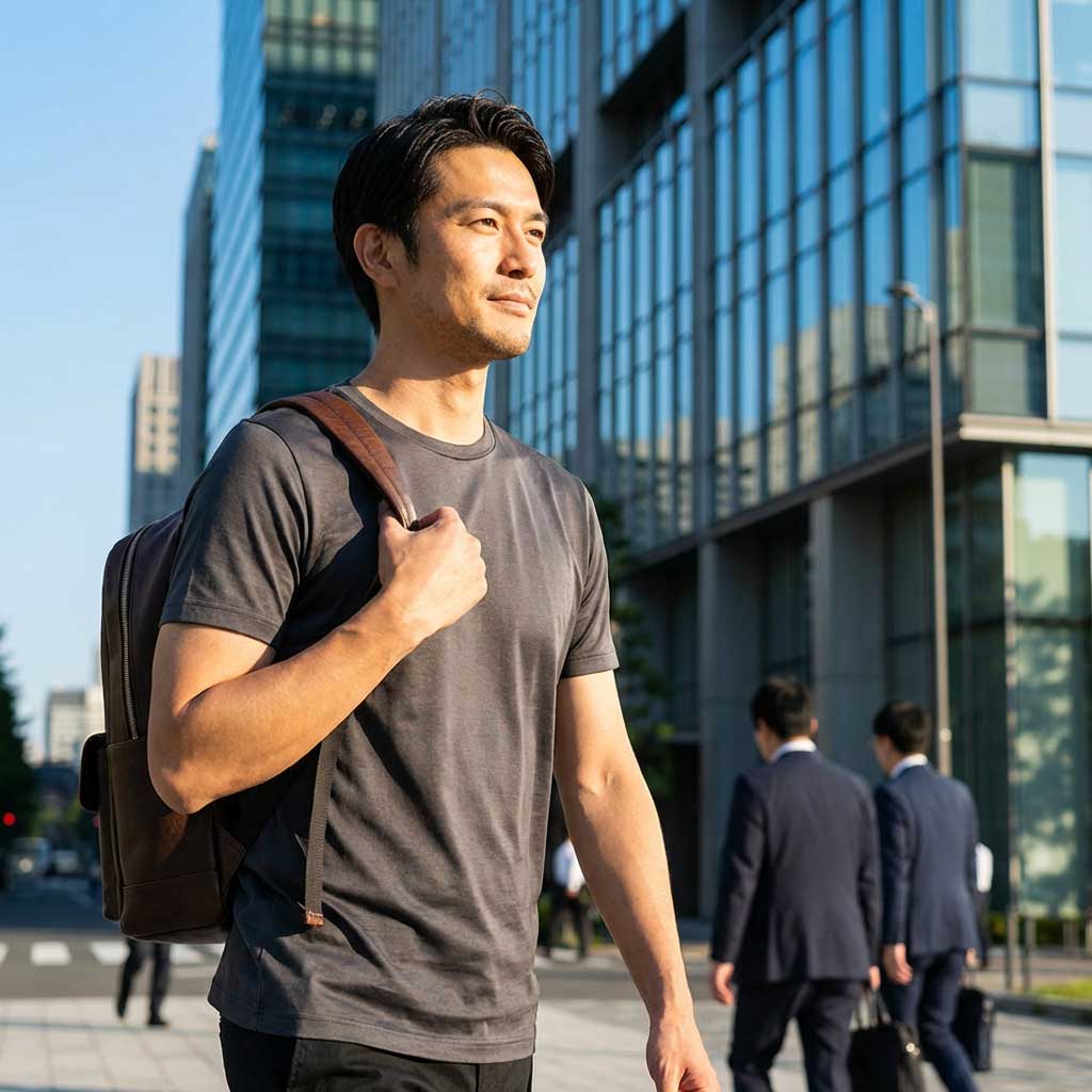 スーピマ綿の美学を形にする 精密縫製Tシャツ