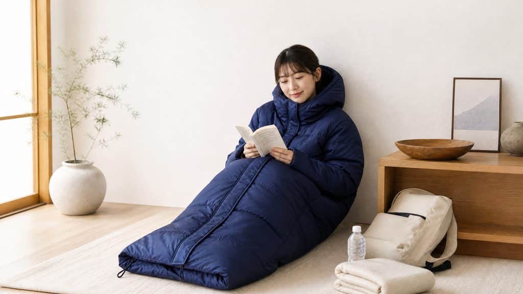 防災シュラフの製品ケーススタディ、素材、ロット、参考単価